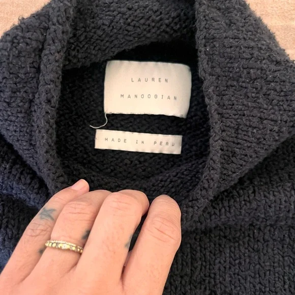 Lauren Manoogian Black Knit Sweater - Picture 2 of 3